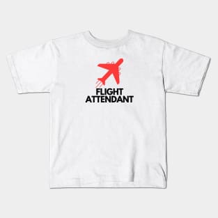 Flight Attendant Kids T-Shirt